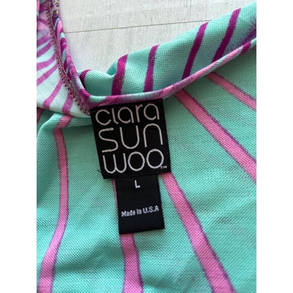 Clara Sunwoo Large 3/4 Sleeve Scoop Neck Tunic - Picture 8 of 8